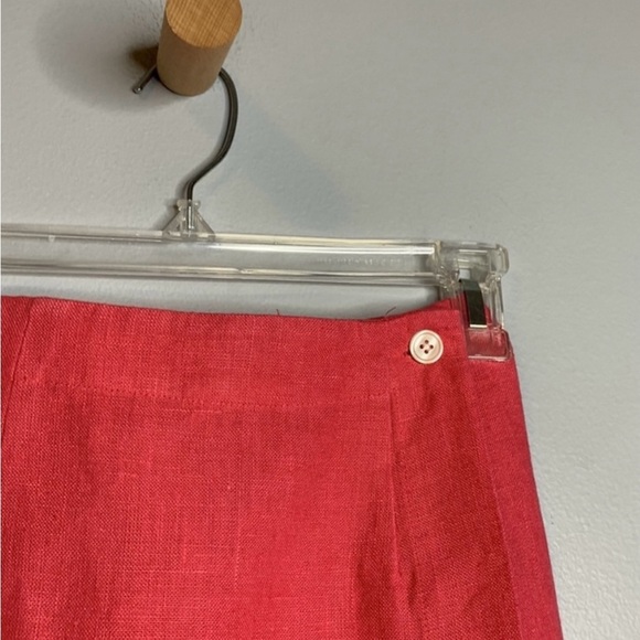 BRITISH KHAKI LINEN SKIRT*** - Picture 2 of 4